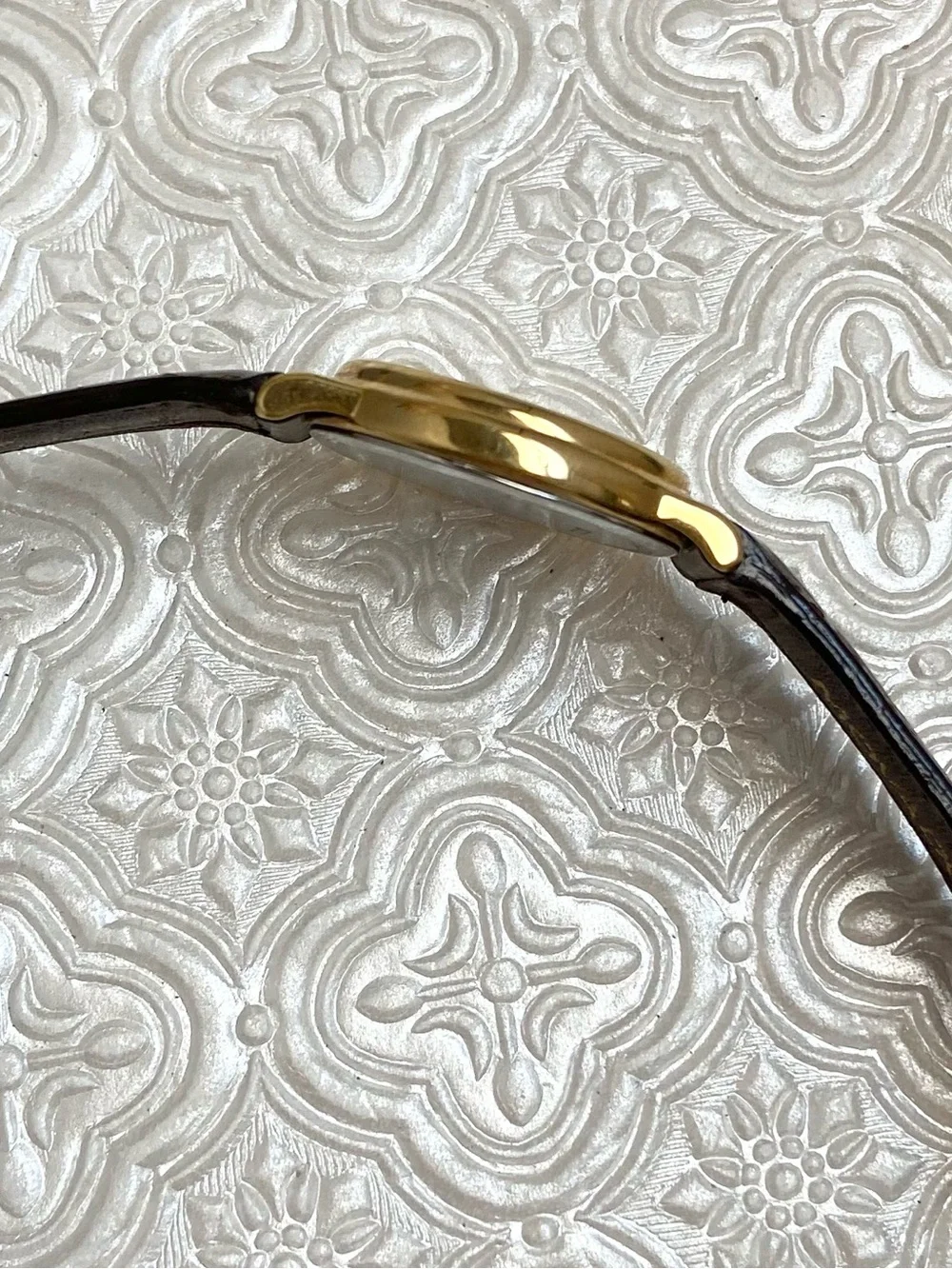 Vintage Movado Swiss Made Triple Date Moon Phase Ladies Dress Watch